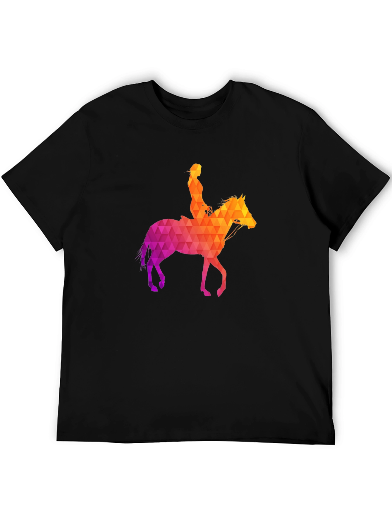 Geometric Horse Rider T-Shirt