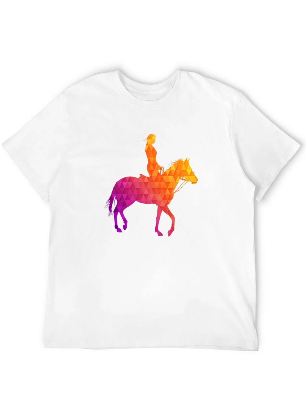 Geometric Horse Rider T-Shirt