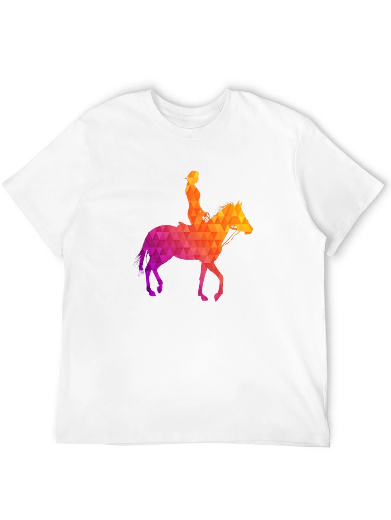 Geometric Horse Rider T-Shirt