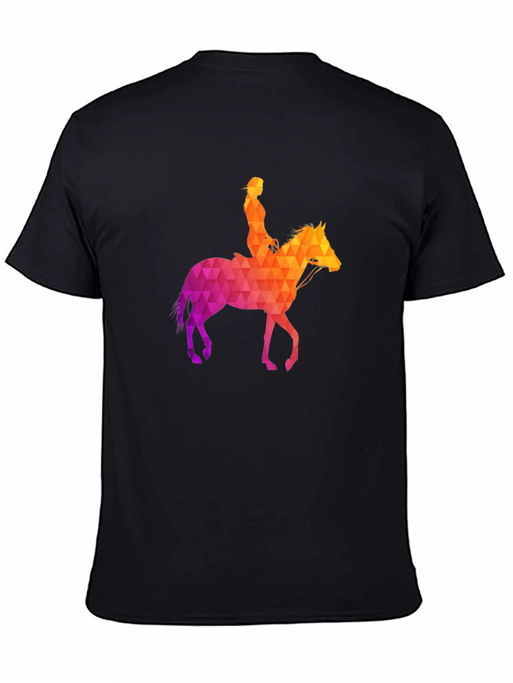 Geometric Horse Rider T-Shirt