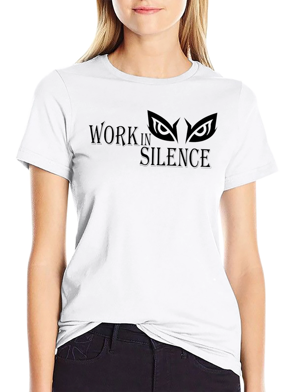 Work in Silence T-Shirt - Stealth Mode Activated