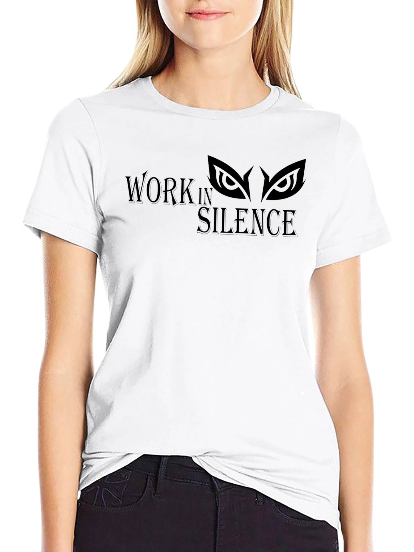 Work in Silence T-Shirt - Stealth Mode Activated