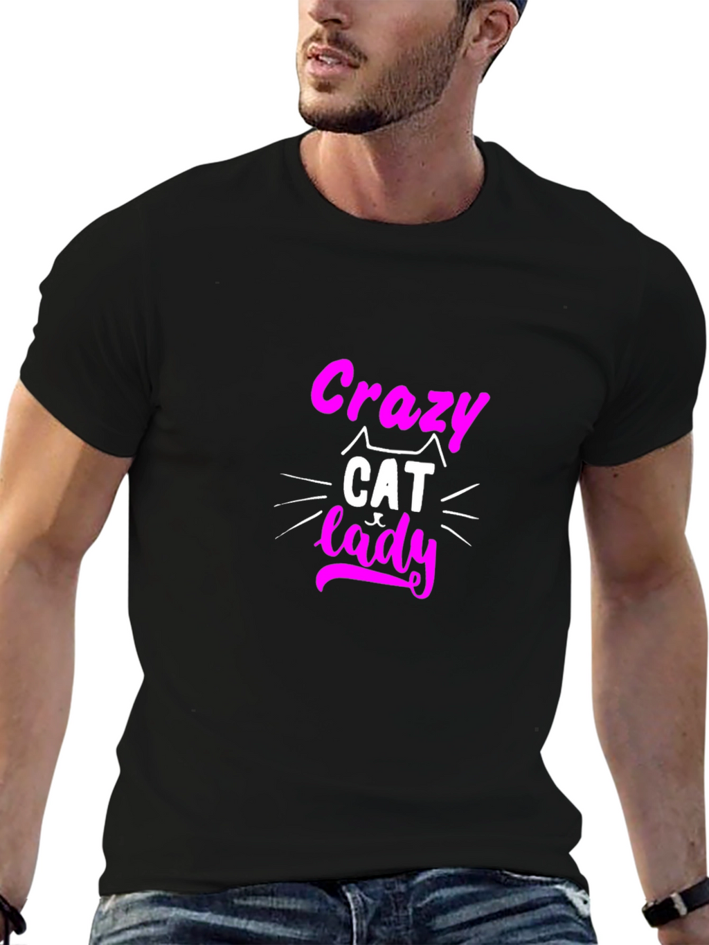 Crazy Cat Lady T-Shirt - Fun & Quirky Tee