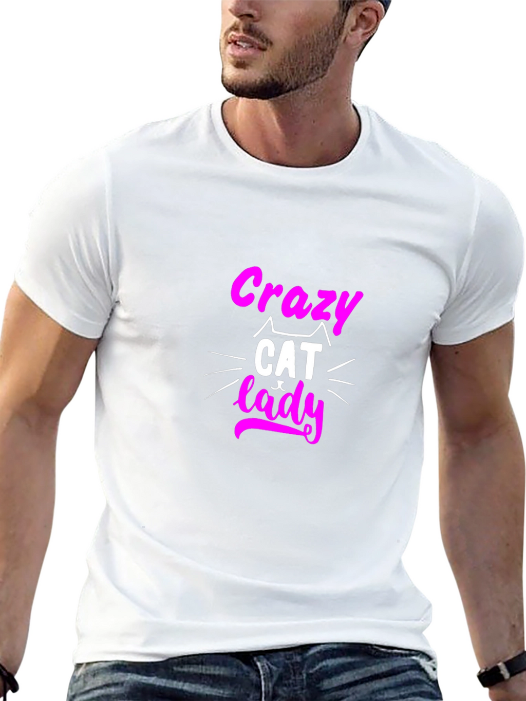 Crazy Cat Lady T-Shirt - Fun & Quirky Tee