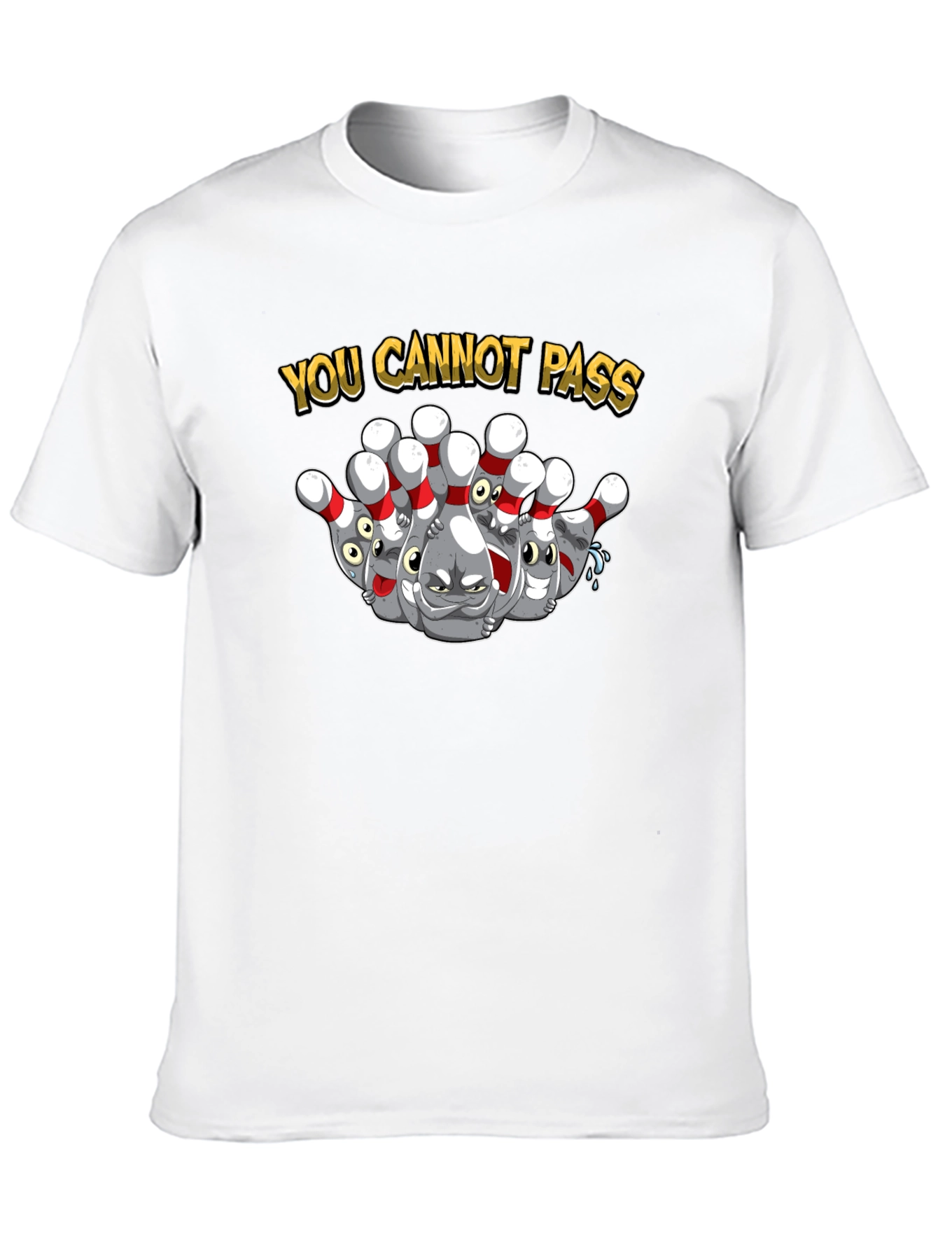 You Cannot Pass Bowling Pins Graphic T-Shirt