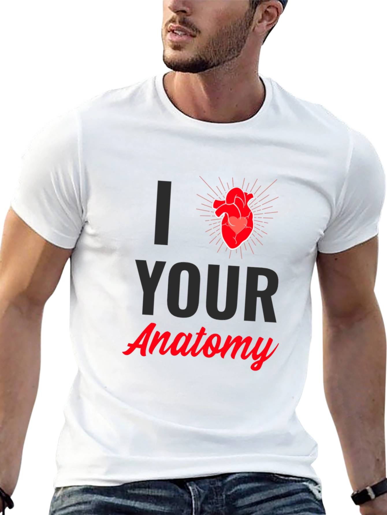 Anatomy Heart T-Shirt - I Heart Your Anatomy Graphic Tee