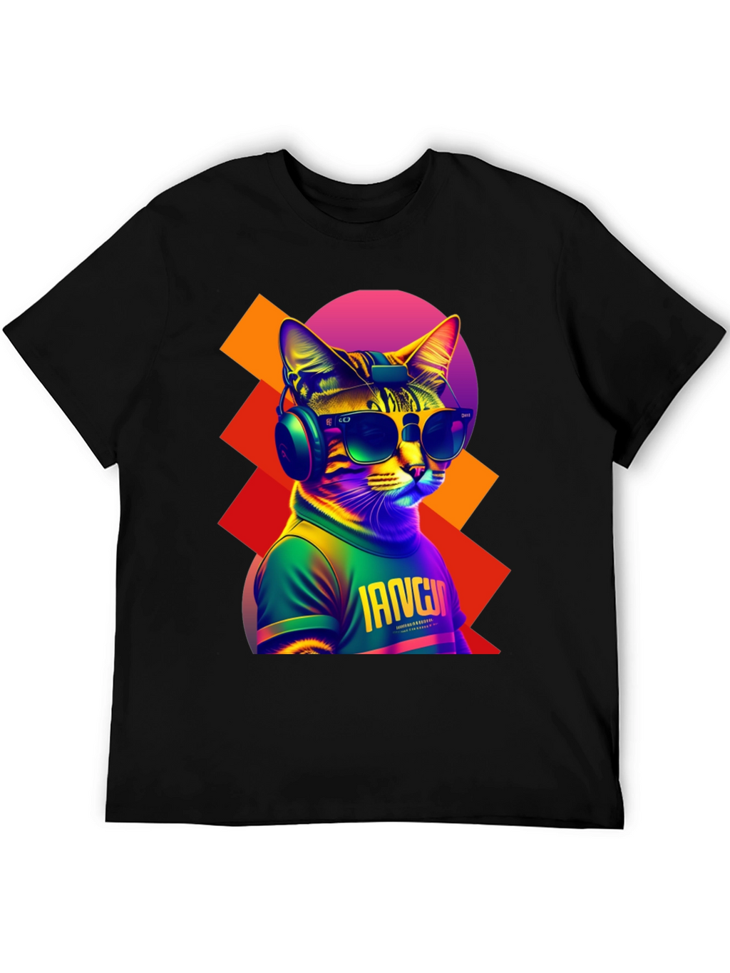 Cool Cat Graphic Tee - Trendy Streetwear