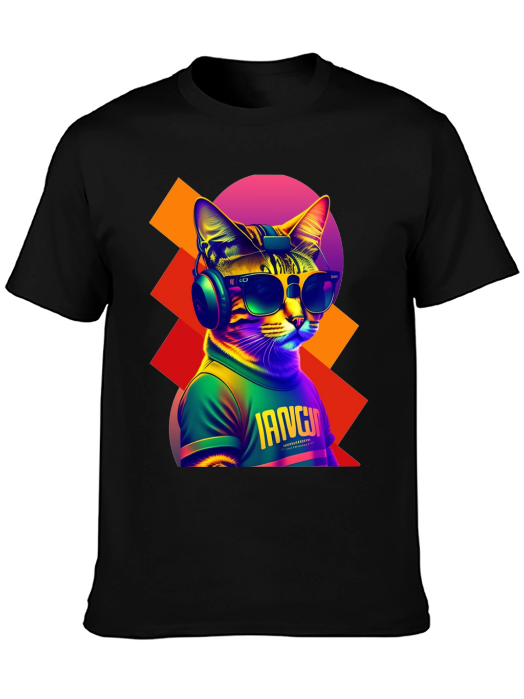 Cool Cat Graphic Tee - Trendy Streetwear