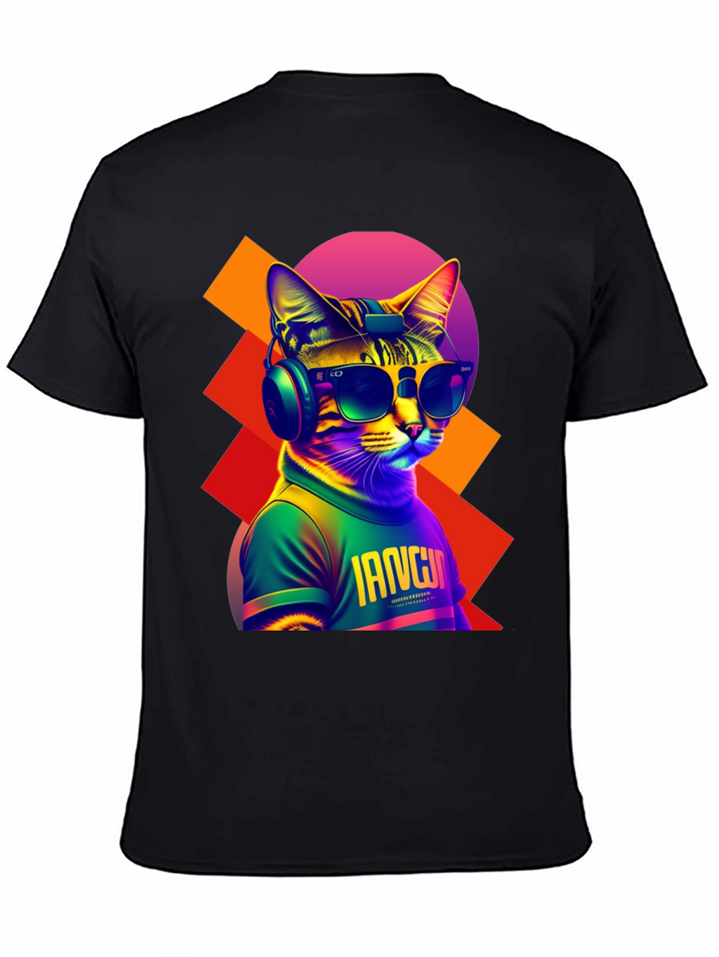 Cool Cat Graphic Tee - Trendy Streetwear