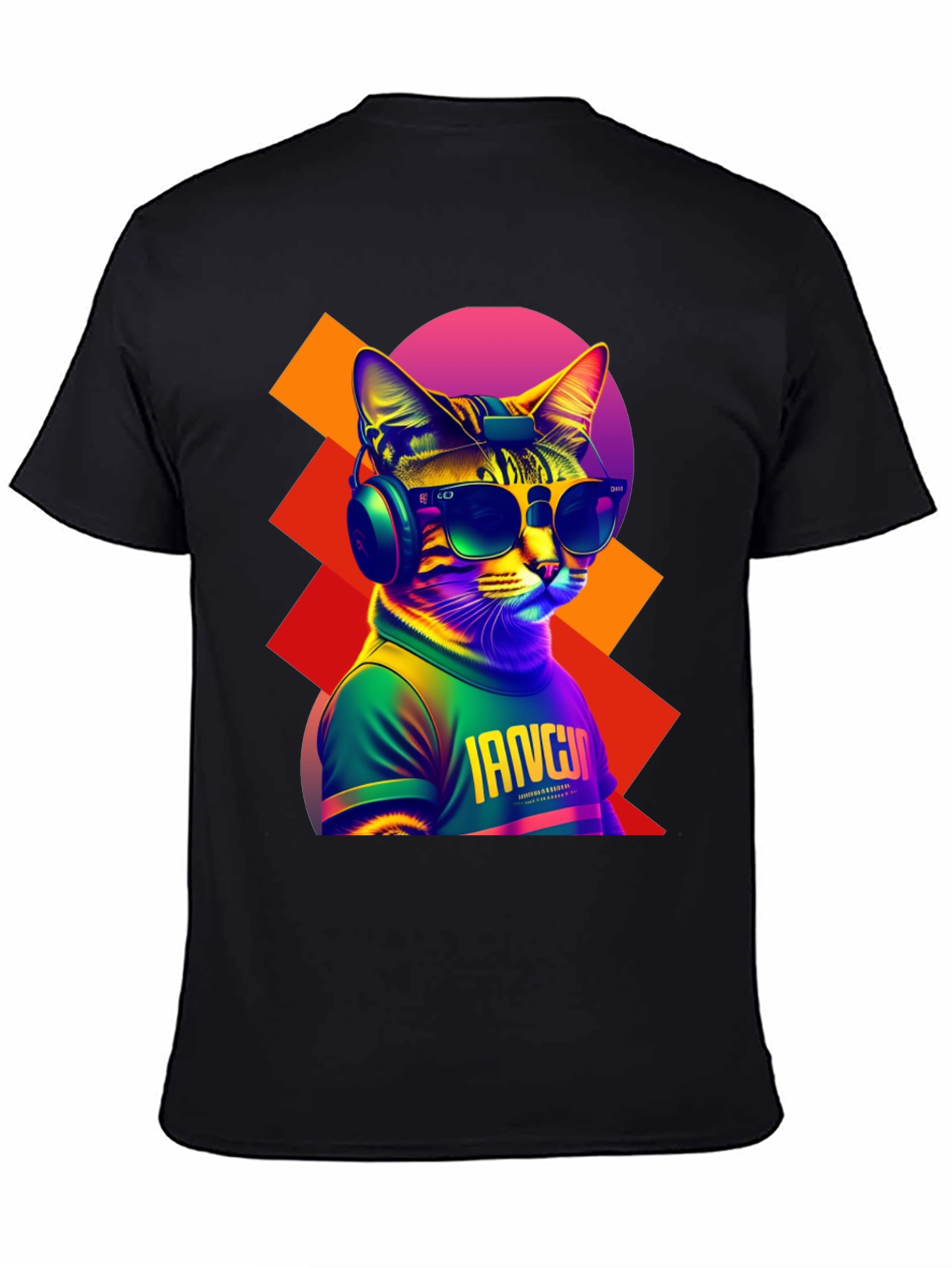 Cool Cat Graphic Tee - Trendy Streetwear