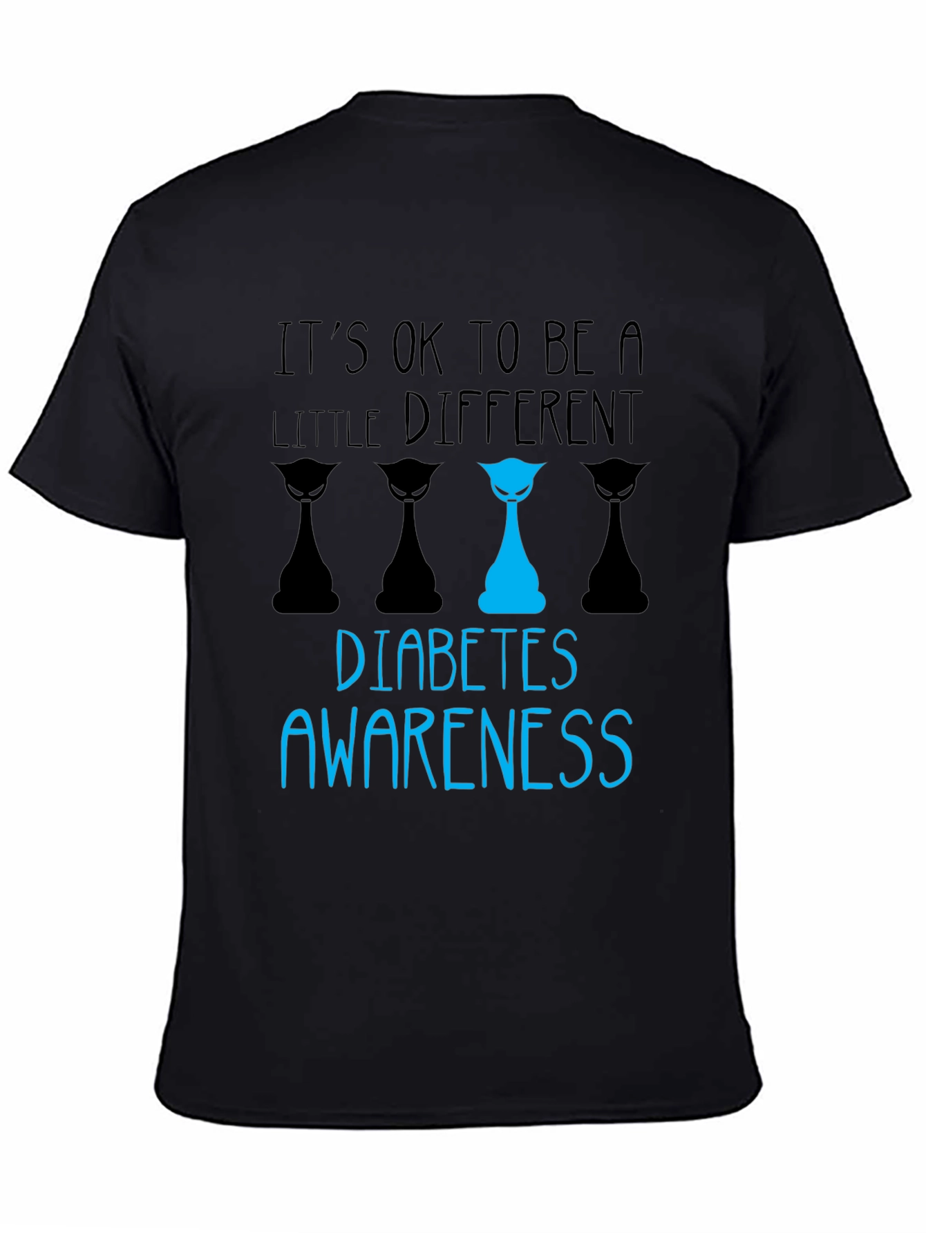 Diabetes Awareness T-Shirt - Its OK to be a Little Different