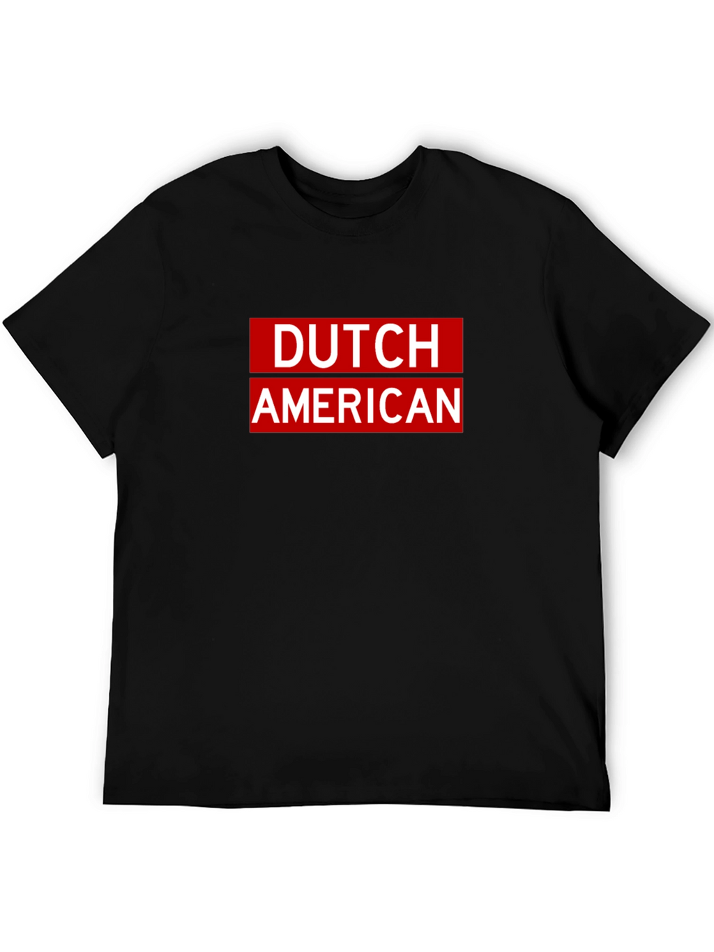 Dutch American Pride T-Shirt - Black