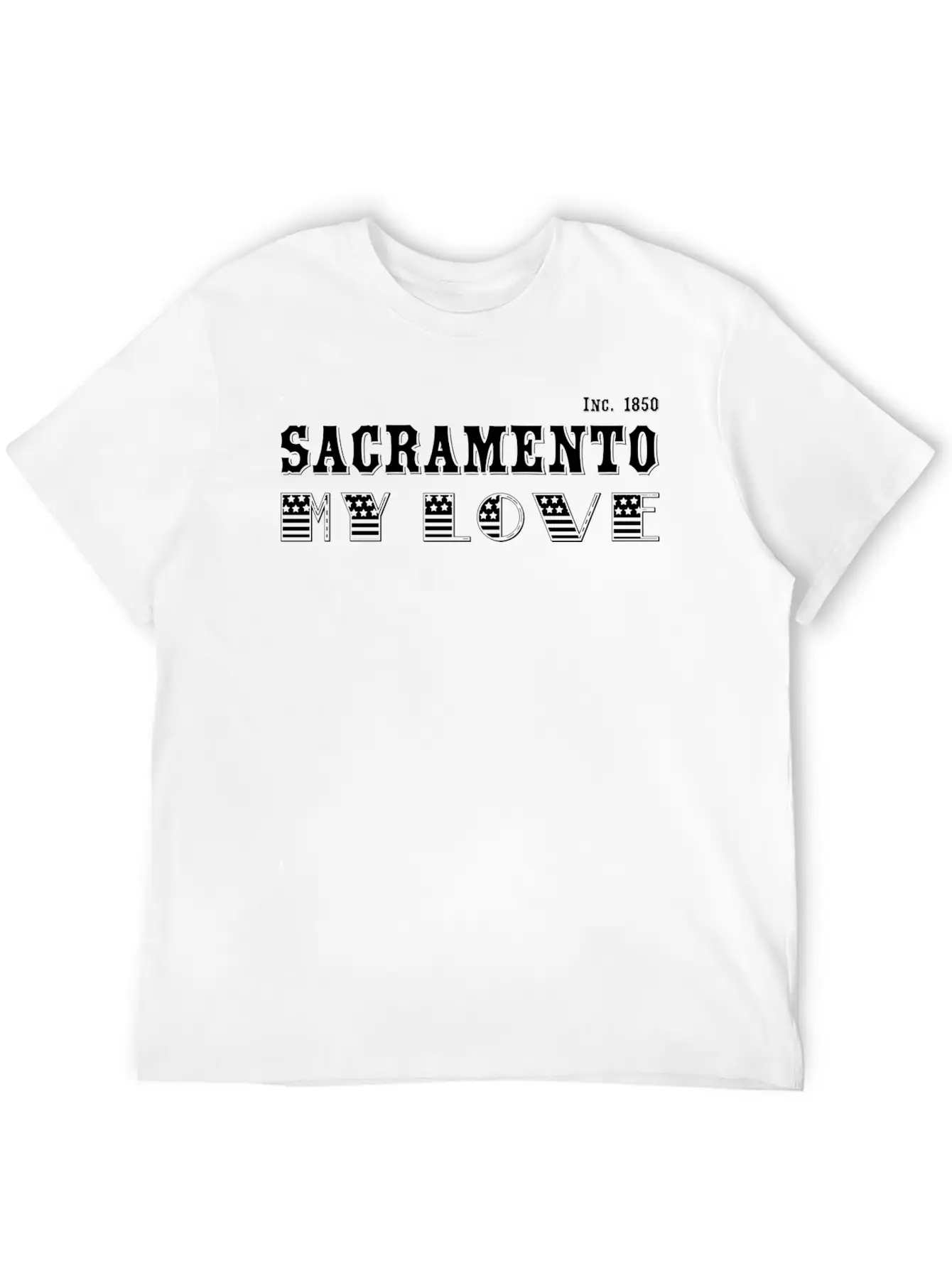 Sacramento, My Love Classic Cotton Tee – Unisex Comfort For Any Season