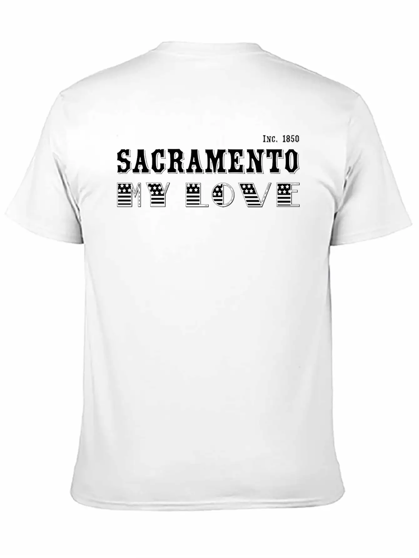 Sacramento, My Love Classic Cotton Tee – Unisex Comfort For Any Season