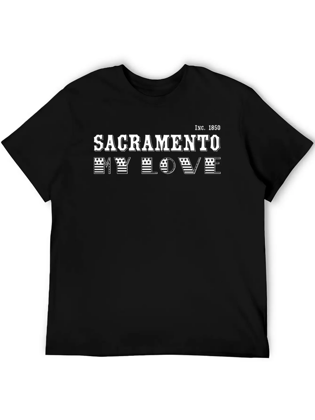 Sacramento, My Love Classic Cotton Tee – Unisex Comfort For Any Season