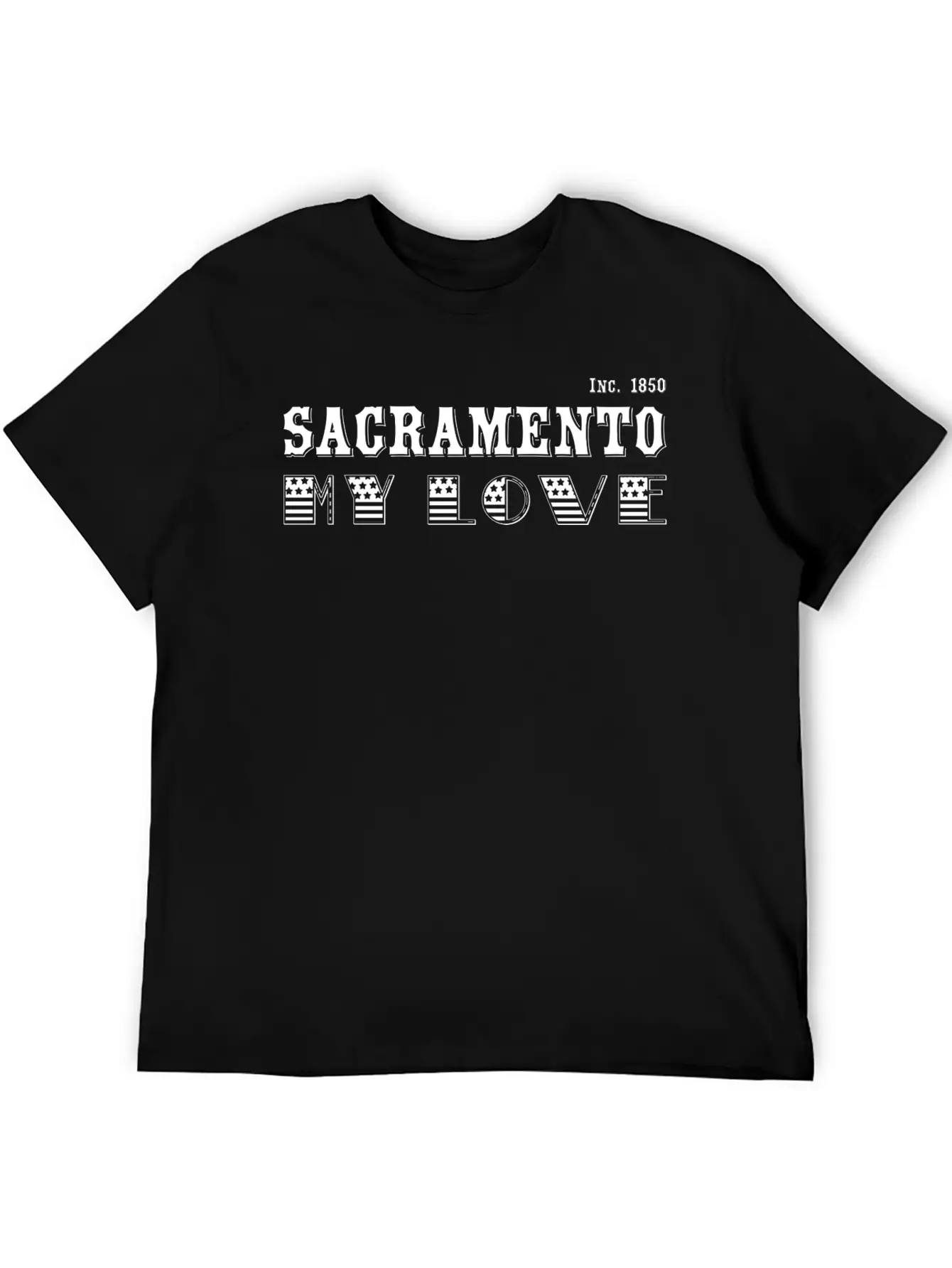 Sacramento, My Love Classic Cotton Tee – Unisex Comfort For Any Season