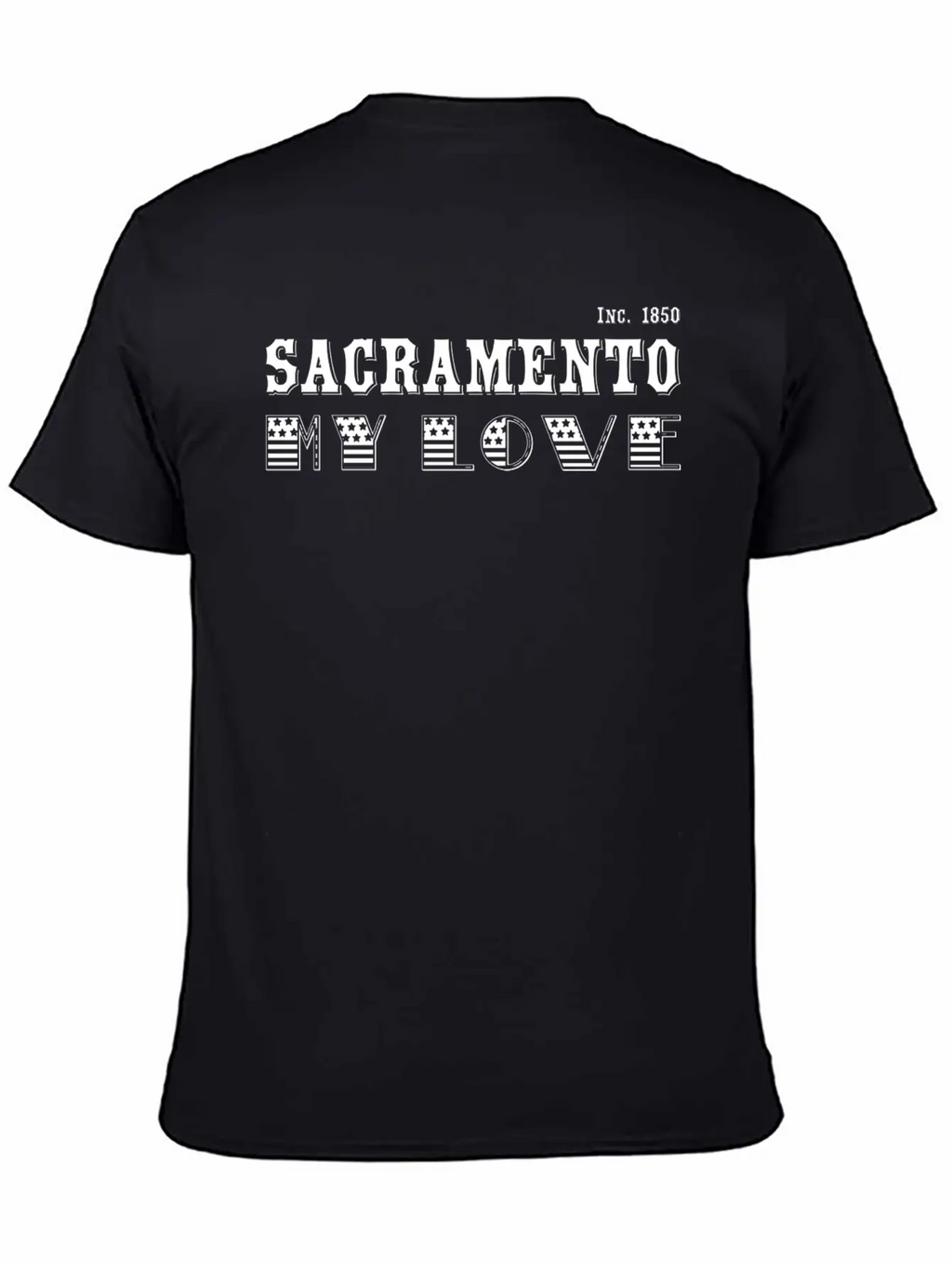 Sacramento, My Love Classic Cotton Tee – Unisex Comfort For Any Season