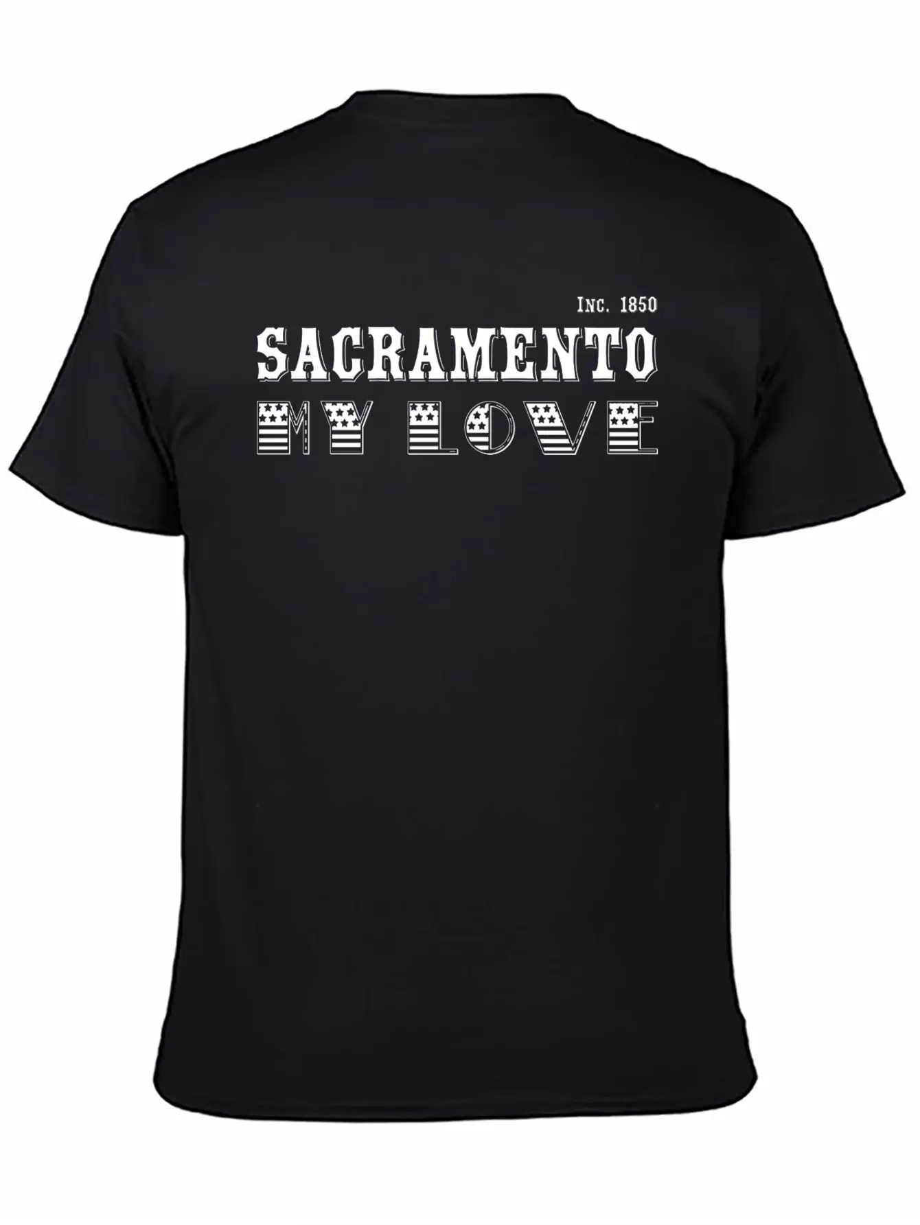 Sacramento, My Love Classic Cotton Tee – Unisex Comfort For Any Season