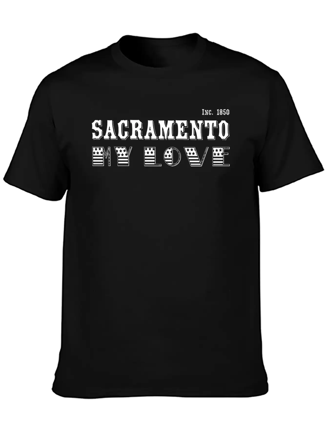 Sacramento, My Love Classic Cotton Tee – Unisex Comfort For Any Season