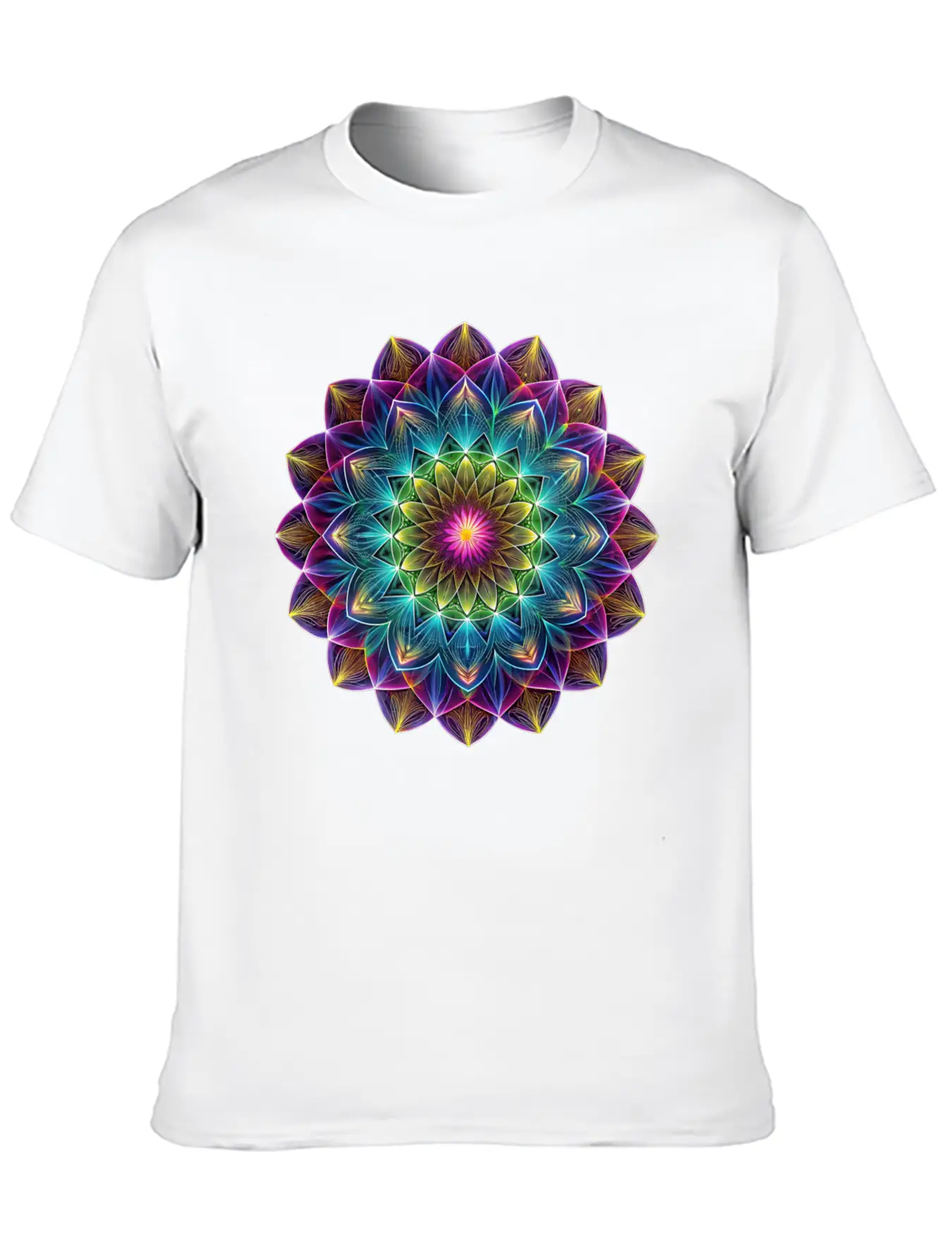 Sacred Geometry Sounds Of The Soul 1 Breathable Soft Cotton T-Shirt – Timeless Casual Look