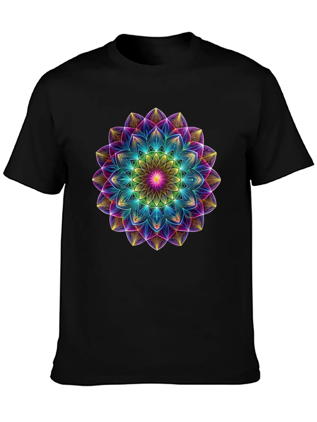 Sacred Geometry Sounds Of The Soul 1 Breathable Soft Cotton T-Shirt – Timeless Casual Look