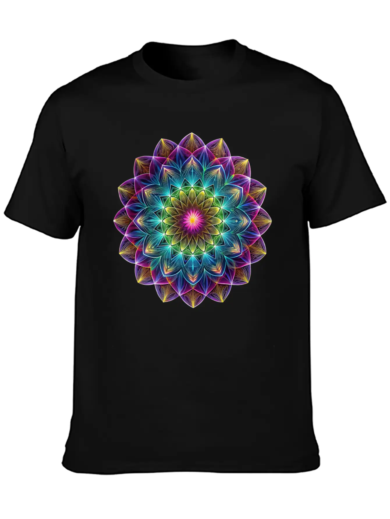 Sacred Geometry Sounds Of The Soul 1 Breathable Soft Cotton T-Shirt – Timeless Casual Look