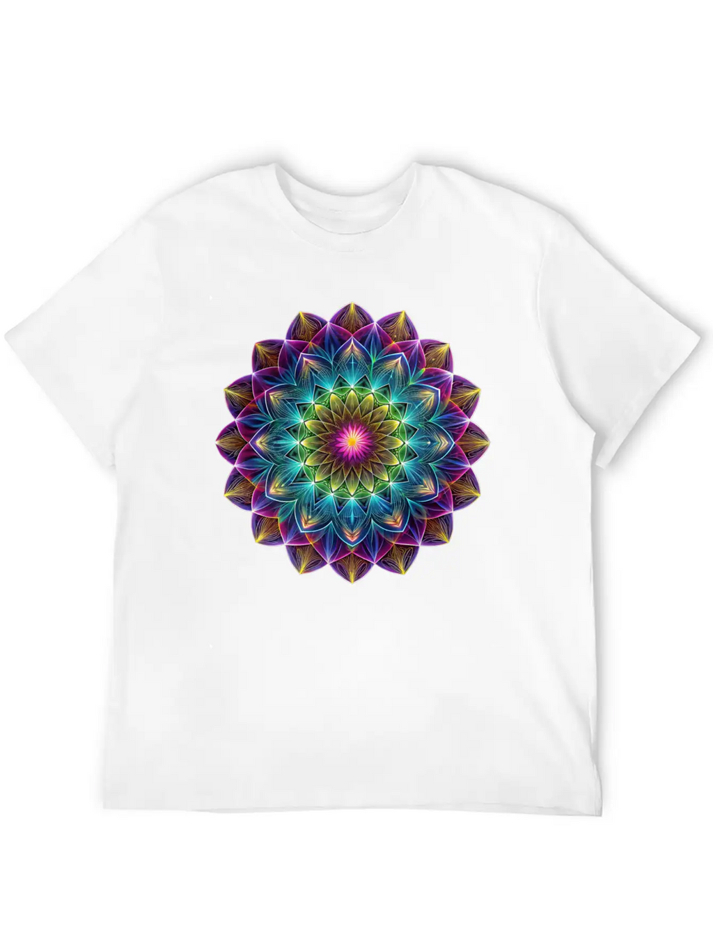 Sacred Geometry Sounds Of The Soul 1 Breathable Soft Cotton T-Shirt – Timeless Casual Look