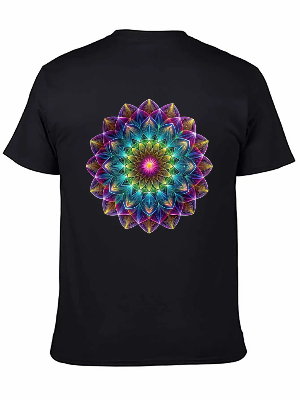Sacred Geometry Sounds Of The Soul 1 Breathable Soft Cotton T-Shirt – Timeless Casual Look