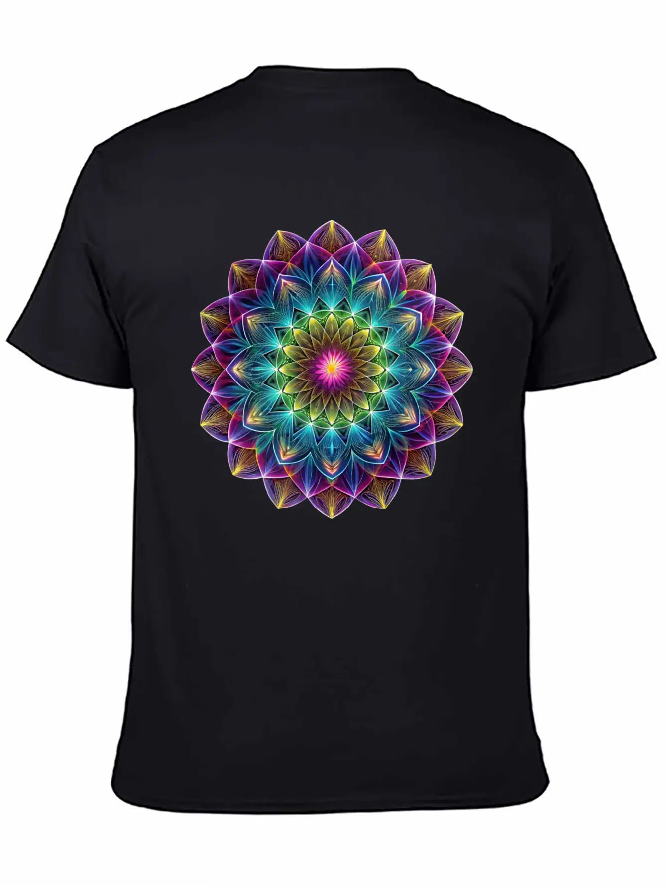 Sacred Geometry Sounds Of The Soul 1 Breathable Soft Cotton T-Shirt – Timeless Casual Look
