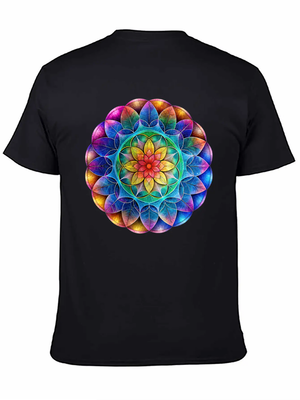 Sacred Geometry Sounds Of The Soul 9 Classic Cotton Tee – Unisex Comfort For Any Season