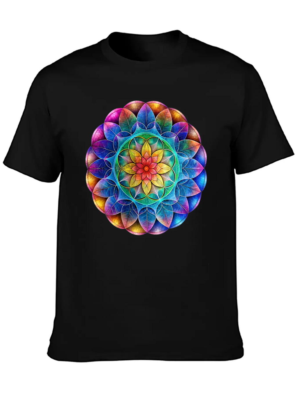 Sacred Geometry Sounds Of The Soul 9 Classic Cotton Tee – Unisex Comfort For Any Season
