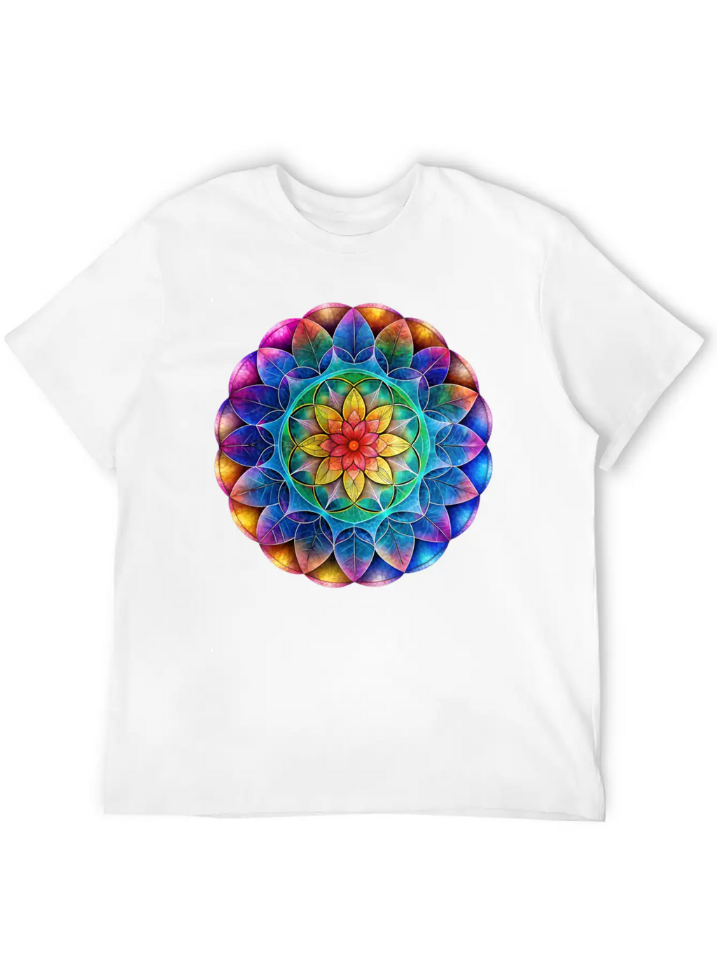 Sacred Geometry Sounds Of The Soul 9 Classic Cotton Tee – Unisex Comfort For Any Season