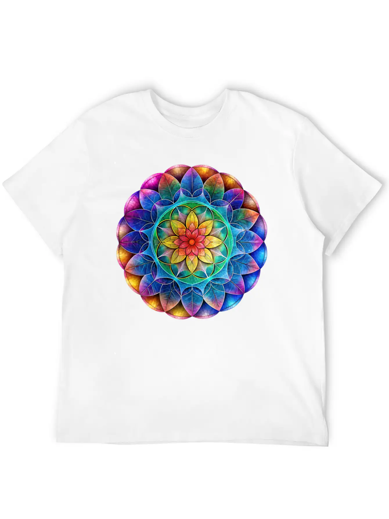 Sacred Geometry Sounds Of The Soul 9 Classic Cotton Tee – Unisex Comfort For Any Season