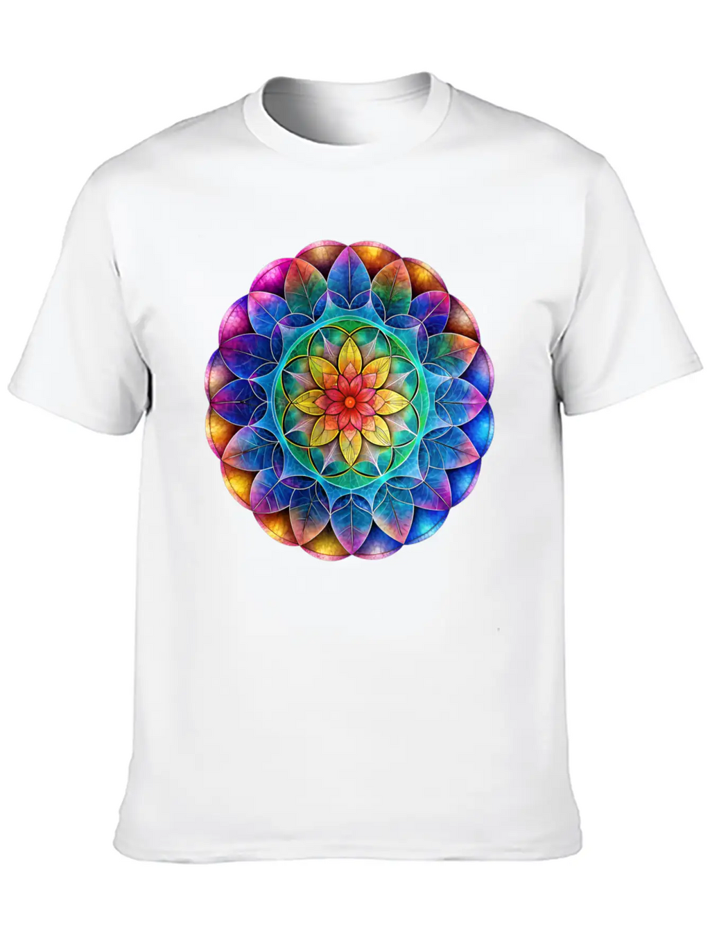Sacred Geometry Sounds Of The Soul 9 Classic Cotton Tee – Unisex Comfort For Any Season