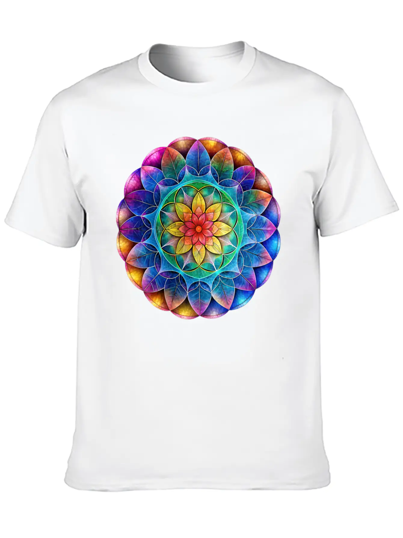 Sacred Geometry Sounds Of The Soul 9 Classic Cotton Tee – Unisex Comfort For Any Season