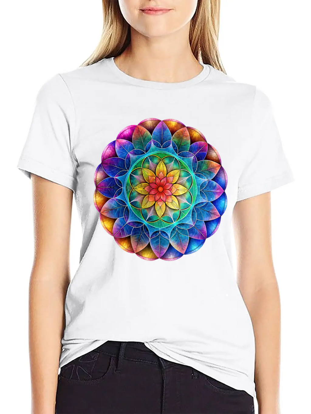 Sacred Geometry Sounds Of The Soul 9 Classic Cotton Tee – Unisex Comfort For Any Season