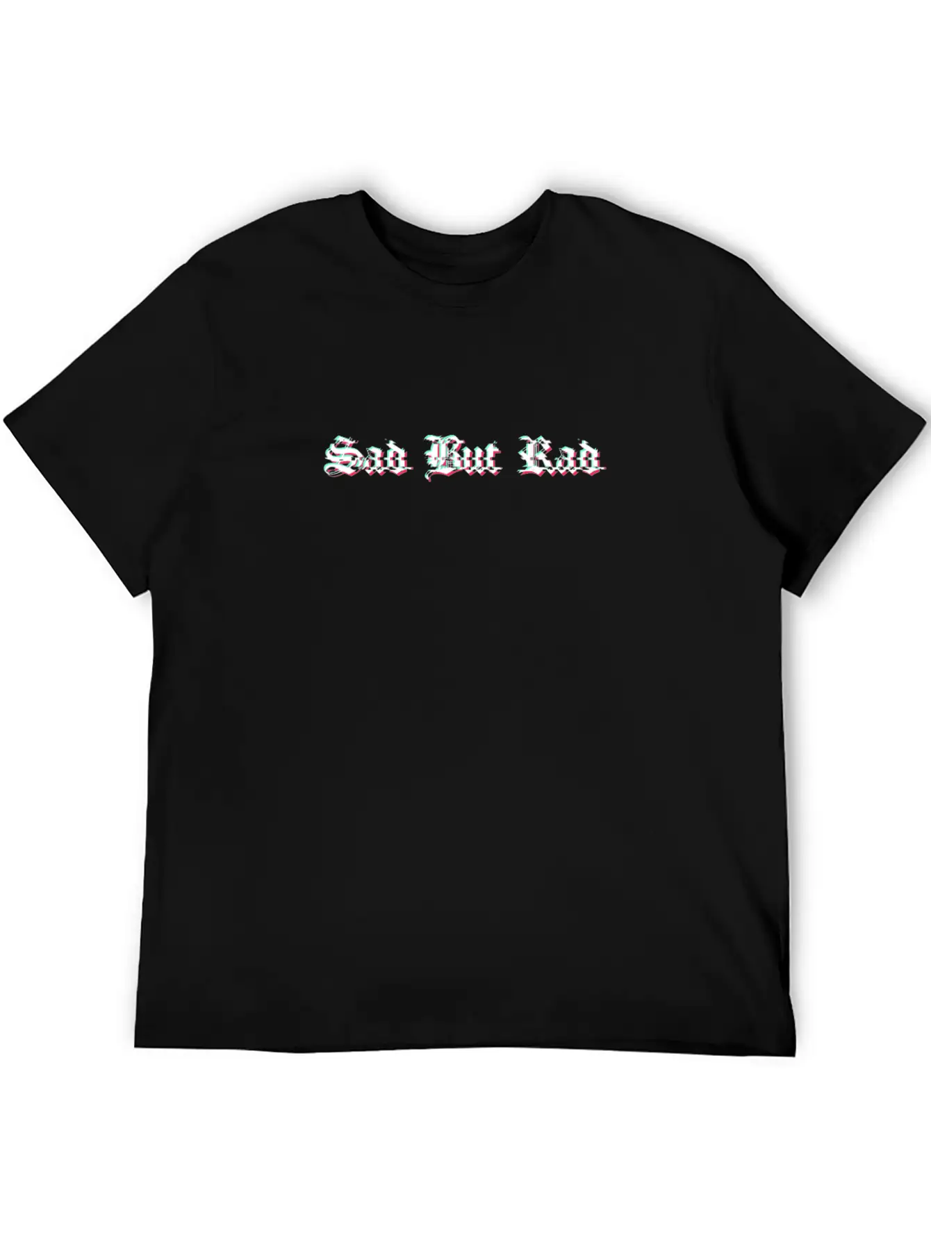 Sad But Rad Aesthetic Goth Eboy Egirl Gift Stylish Everyday T-Shirt – Unisex Basic Cotton Tee