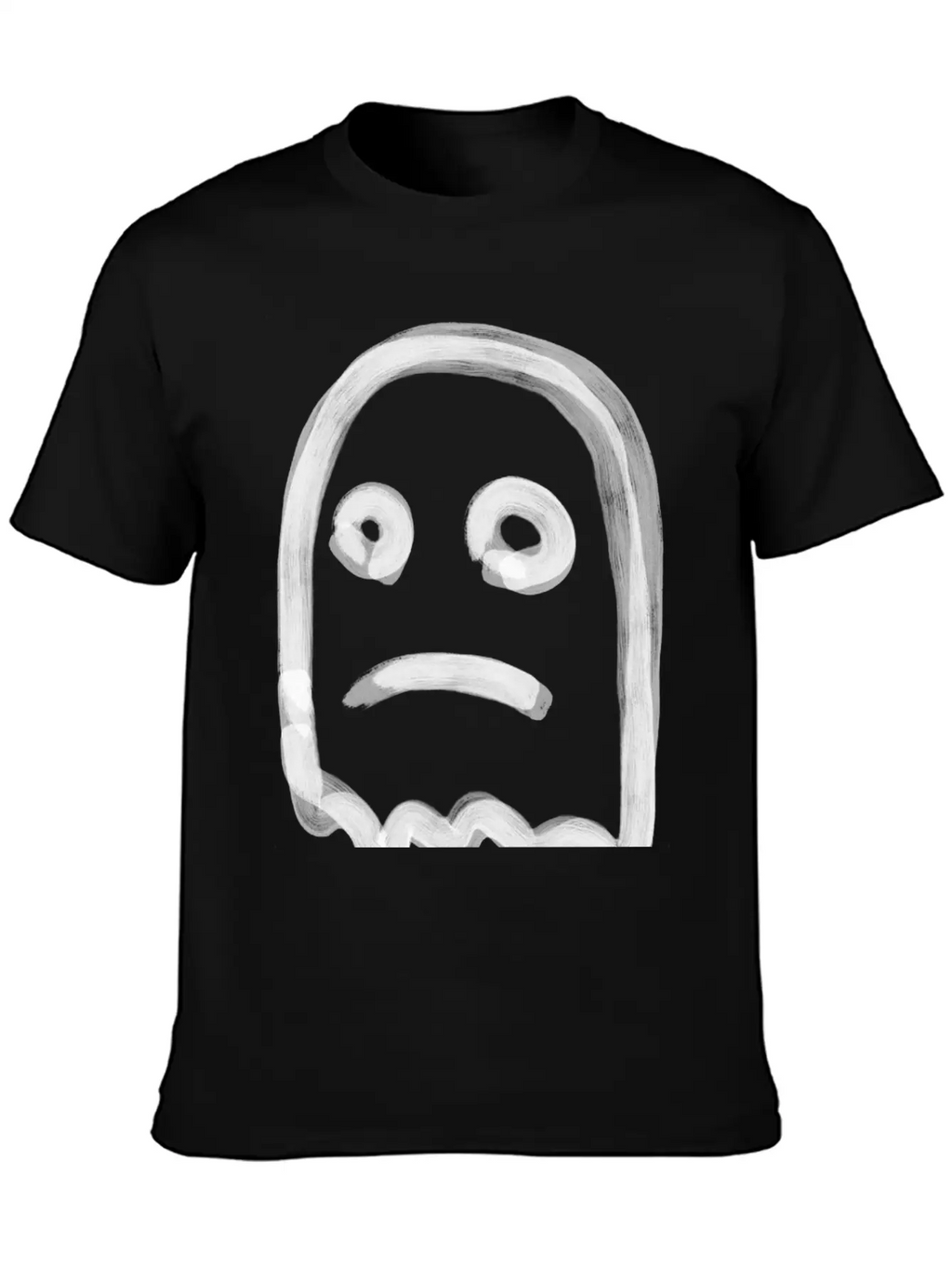 Sad Ghost Stylish Everyday T-Shirt – Unisex Basic Cotton Tee