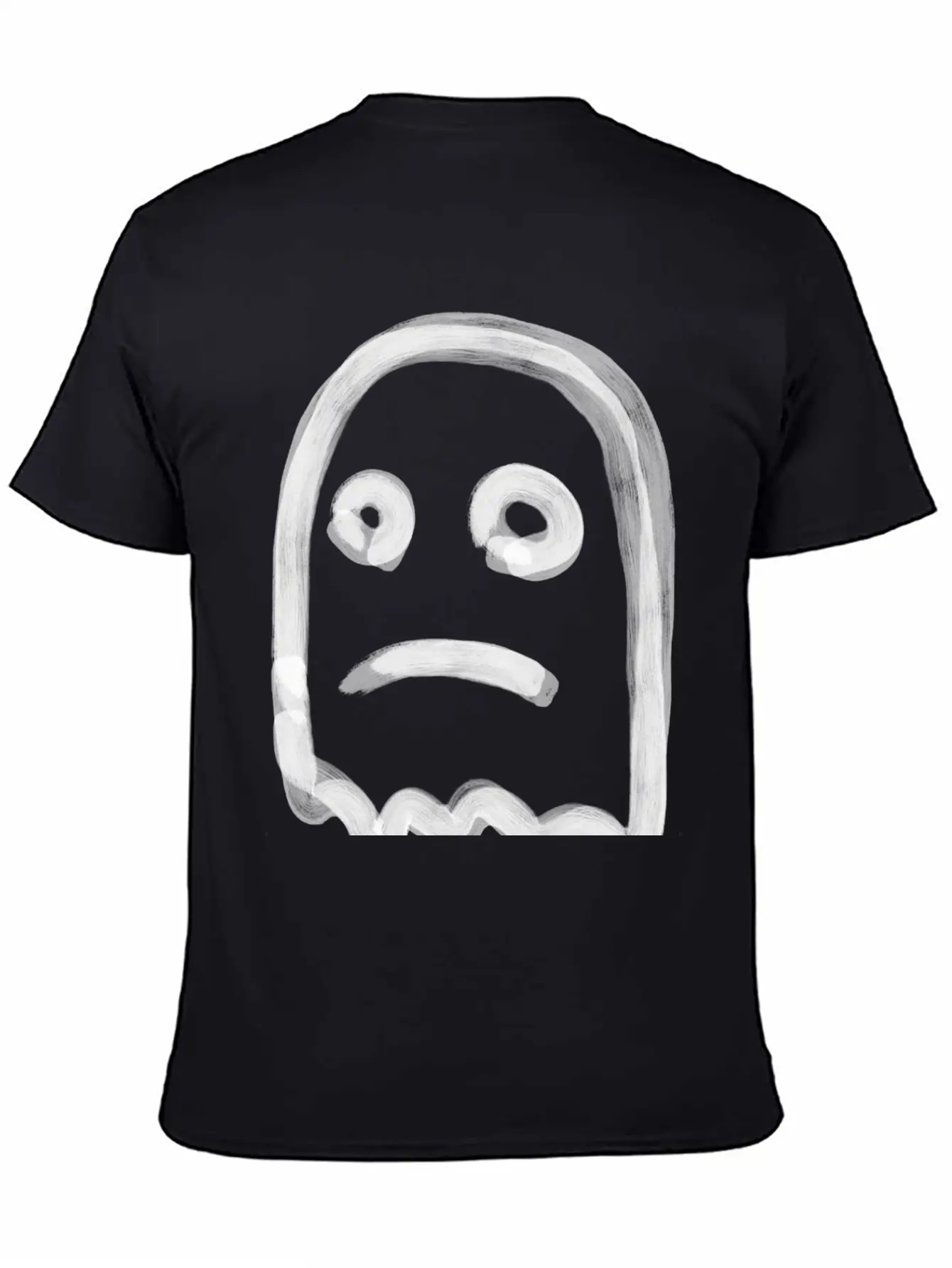 Sad Ghost Stylish Everyday T-Shirt – Unisex Basic Cotton Tee