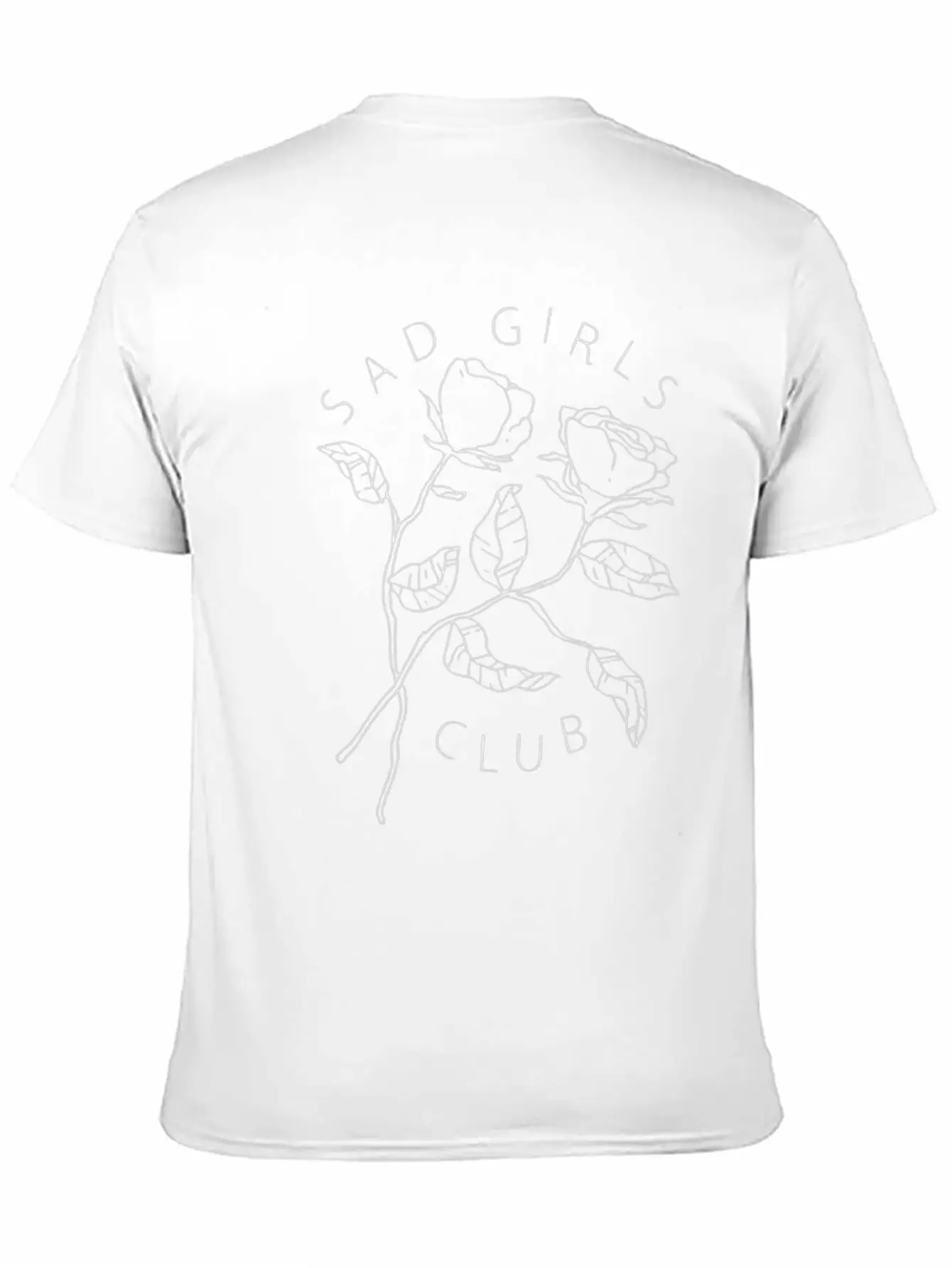 Sad Girls Club Timeless Short Sleeve Tee – Comfy And Minimalist Design