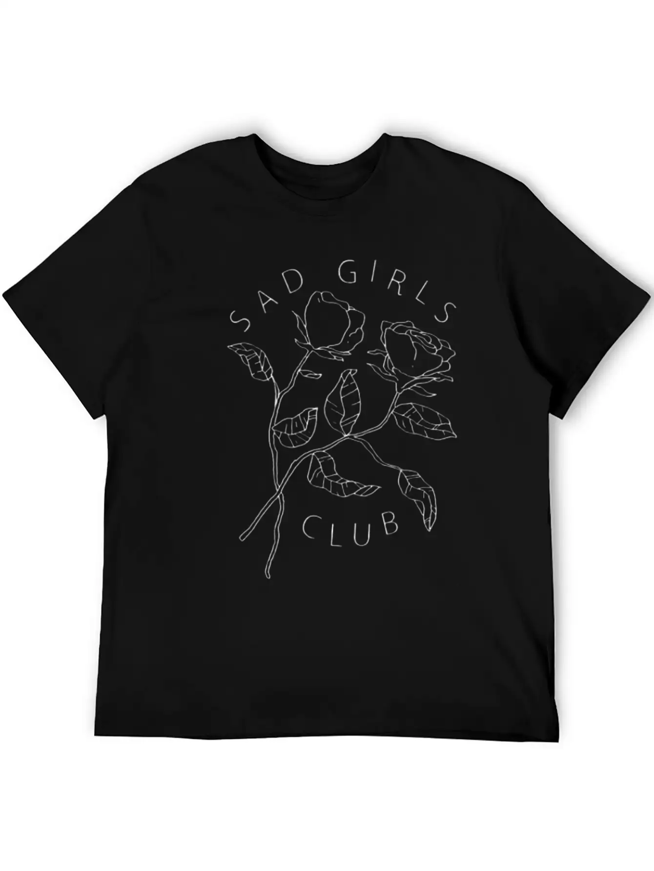 Sad Girls Club Timeless Short Sleeve Tee – Comfy And Minimalist Design