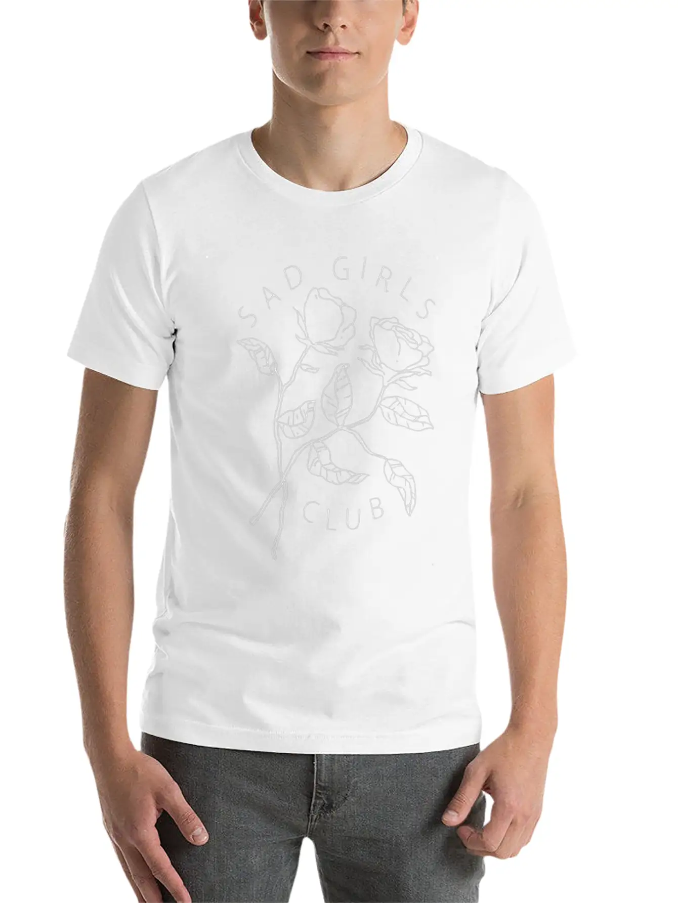 Sad Girls Club Timeless Short Sleeve Tee – Comfy And Minimalist Design