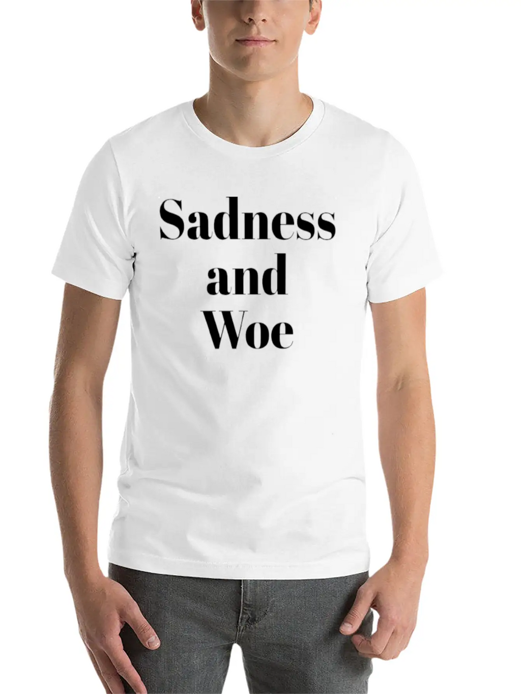 Sadness And Woe Timeless Short Sleeve Tee – Comfy And Minimalist Design