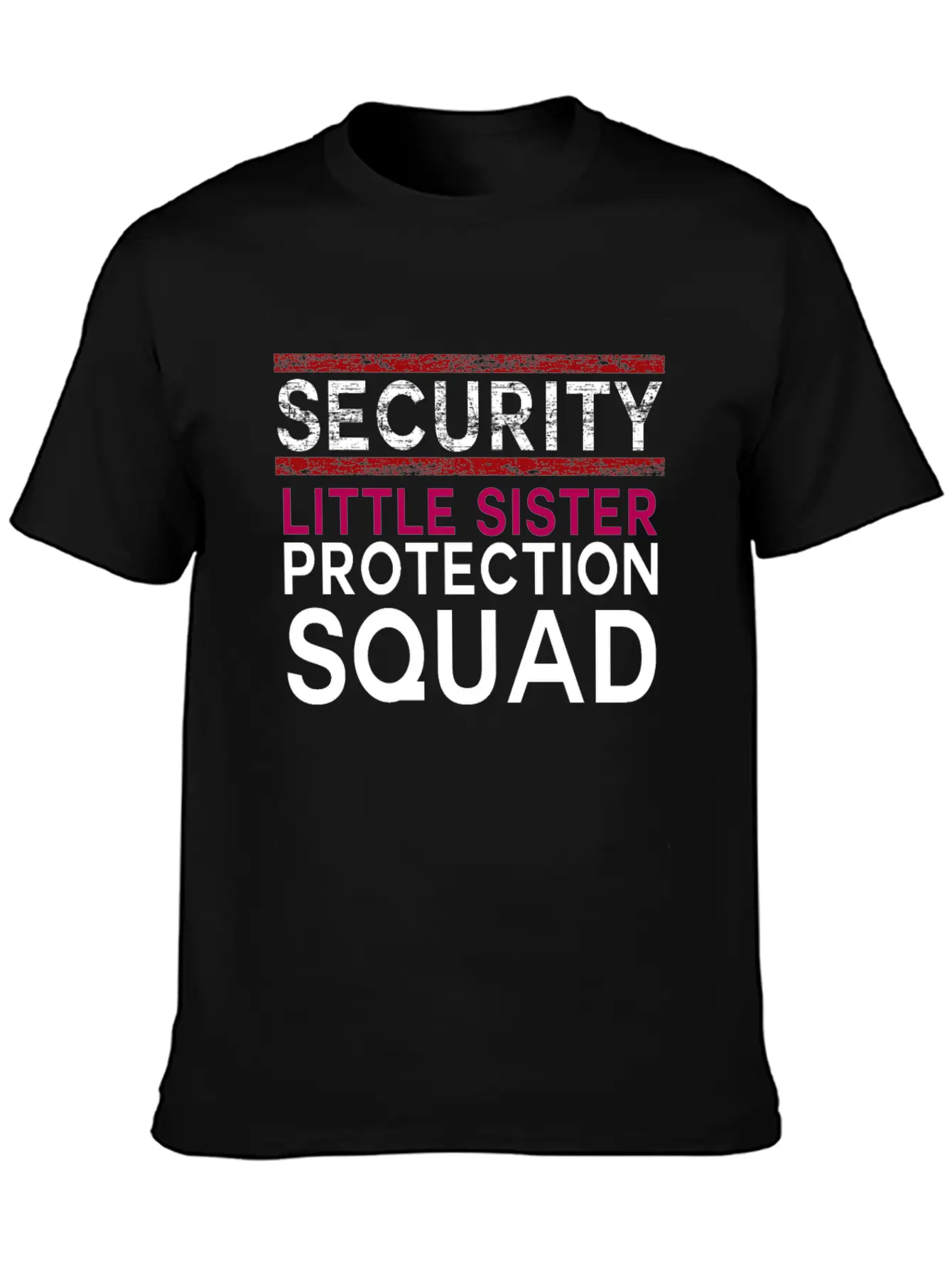Safety Little Sister Protection Group Big Brother Classic Cotton Tee – Unisex Comfort For Any Season