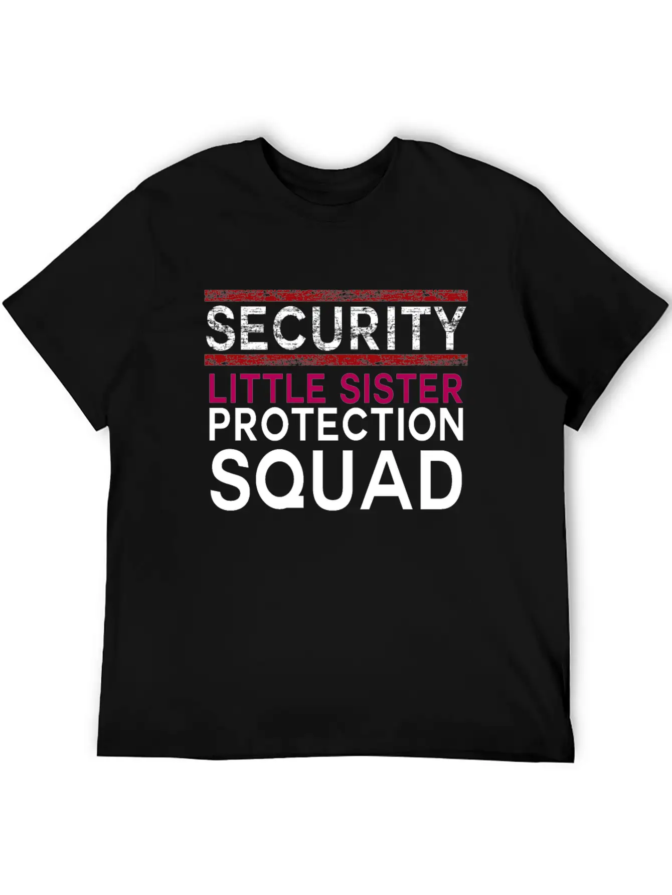 Safety Little Sister Protection Group Big Brother Classic Cotton Tee – Unisex Comfort For Any Season