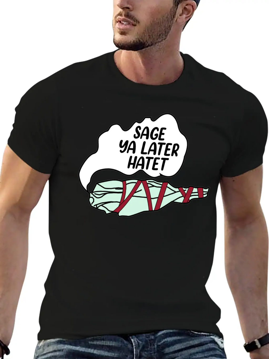 Sage Ya Later Hater Timeless Short Sleeve Tee – Comfy And Minimalist Design