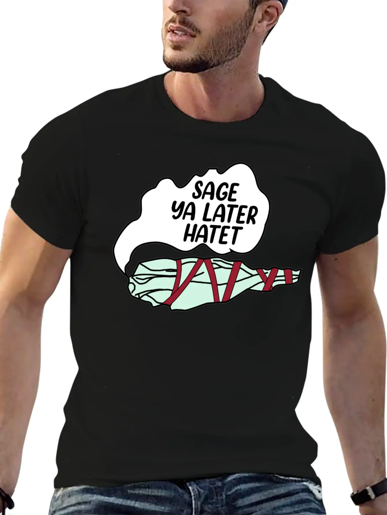 Sage Ya Later Hater Timeless Short Sleeve Tee – Comfy And Minimalist Design