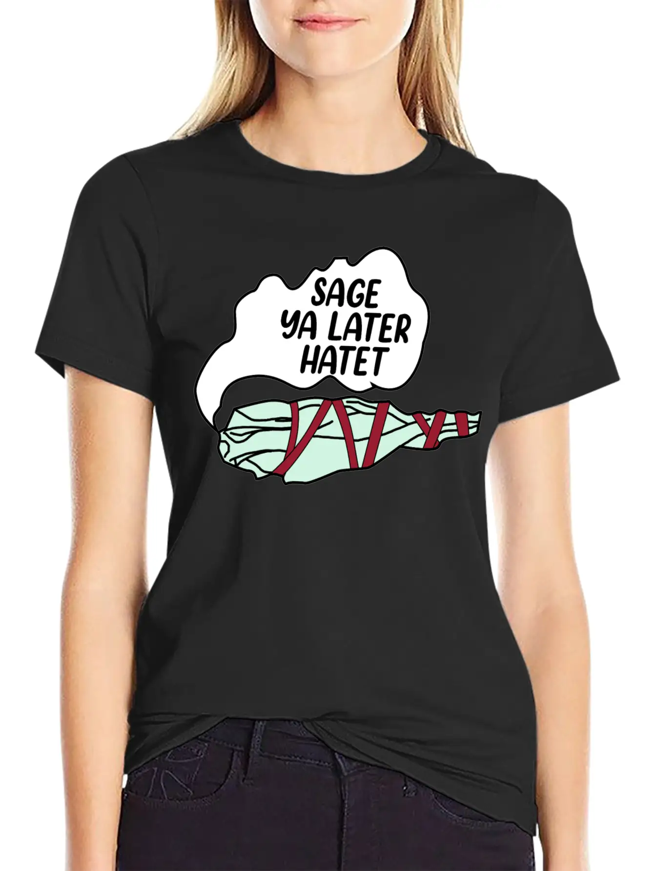 Sage Ya Later Hater Timeless Short Sleeve Tee – Comfy And Minimalist Design