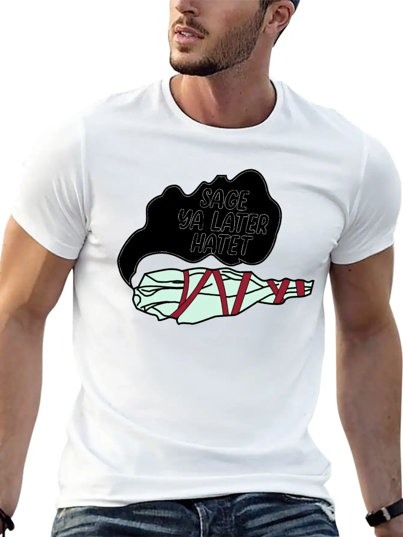 Sage Ya Later Hater Timeless Short Sleeve Tee – Comfy And Minimalist Design