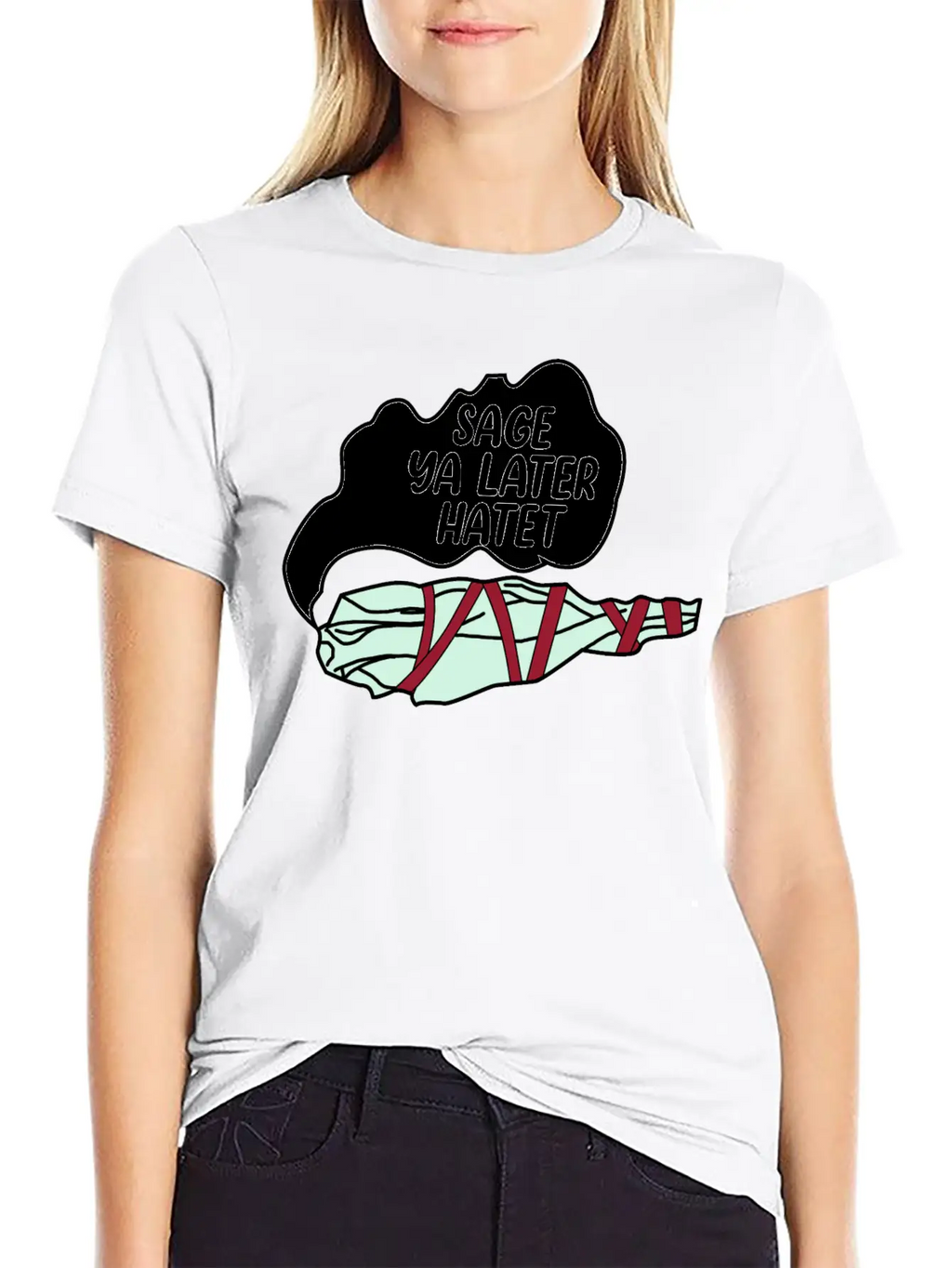 Sage Ya Later Hater Timeless Short Sleeve Tee – Comfy And Minimalist Design